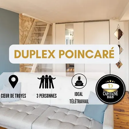 Duplex Poincare - Proche De - 4 Pers * 트루아